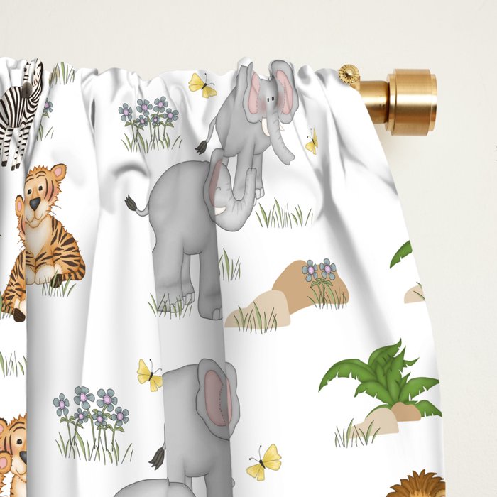 Noahs Ark Animals Window Curtain Gallery Image 2