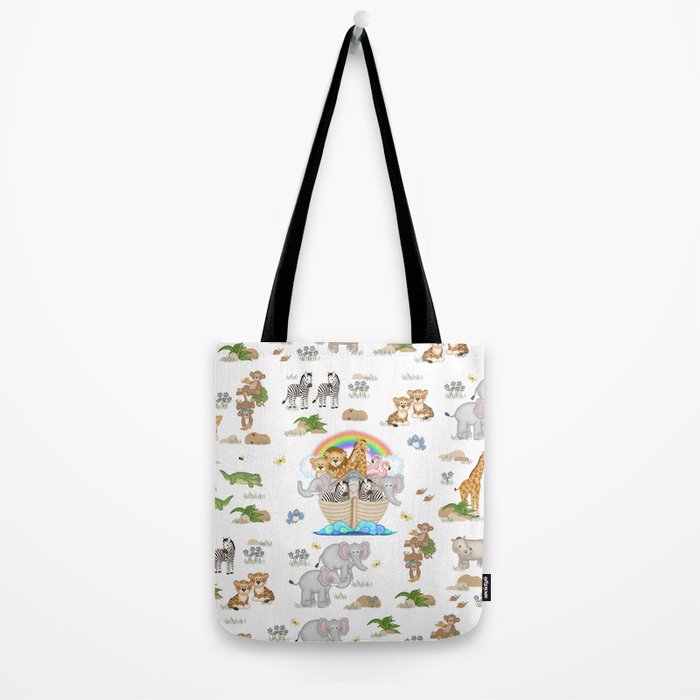 Noahs Ark Animals Tote Bag Gallery Image 2