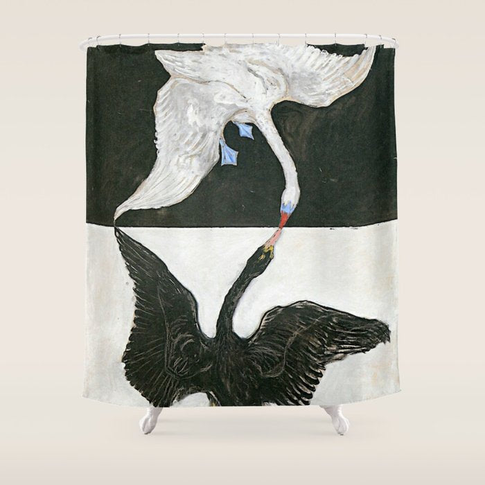 Hilma af Klint The Swan Shower Curtain Gallery Image 1