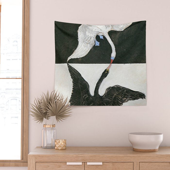 Hilma af Klint The Swan Wall Tapestry Gallery Image 2