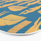 Roman Architecture Ancient Monuments and Italian Statues Bath Mat Gallery Image 3