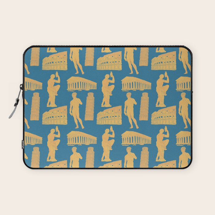 Roman Architecture Ancient Monuments and Italian Statues Laptop Sleeve Gallery Image 1