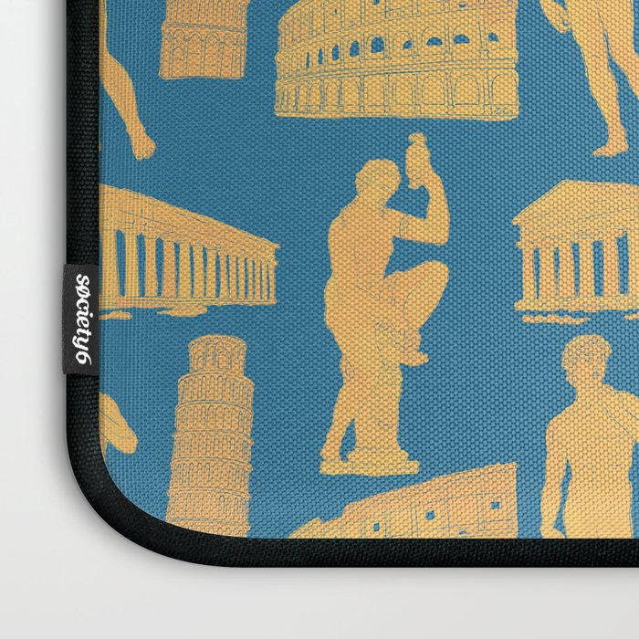 Roman Architecture Ancient Monuments and Italian Statues Laptop Sleeve Gallery Image 3