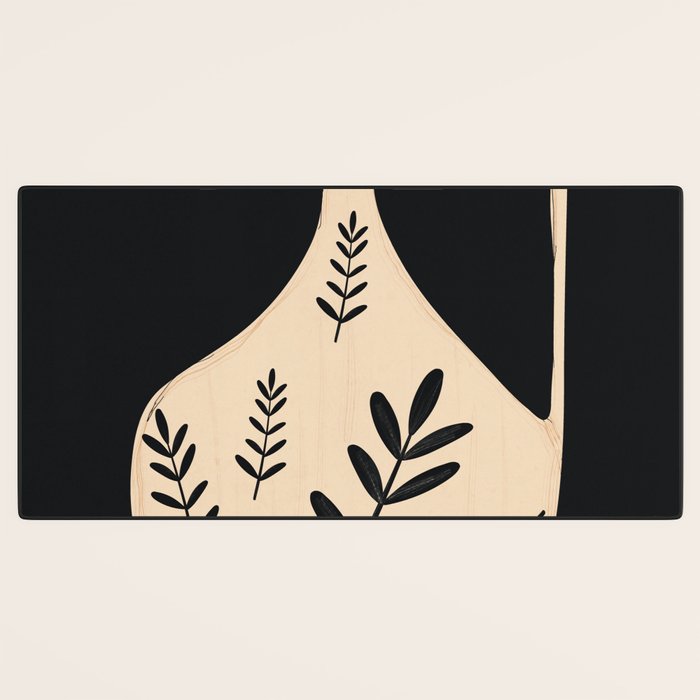 Minimal Abstract Art Vase 20 Desk Mat Gallery Image 3