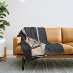 Minimal Abstract Art Vase 20 Throw Blanket Gallery Image 1