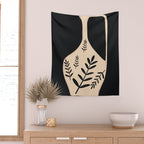 Minimal Abstract Art Vase 20 Wall Tapestry Gallery Image 2