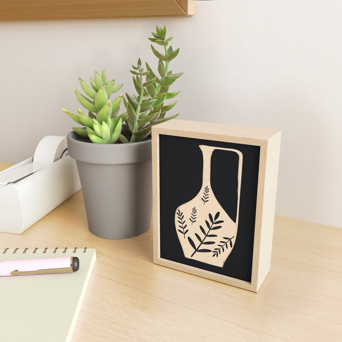 Minimal Abstract Art Vase 20 Mini Art Print Gallery Image 2