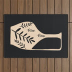 Minimal Abstract Art Vase 20 Outdoor Rug Gallery Image 1