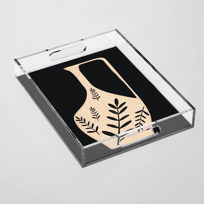 Minimal Abstract Art Vase 20 Acrylic Tray Gallery Image 1