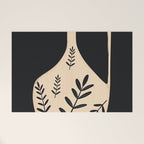 Minimal Abstract Art Vase 20 Welcome Mat Gallery Image 1