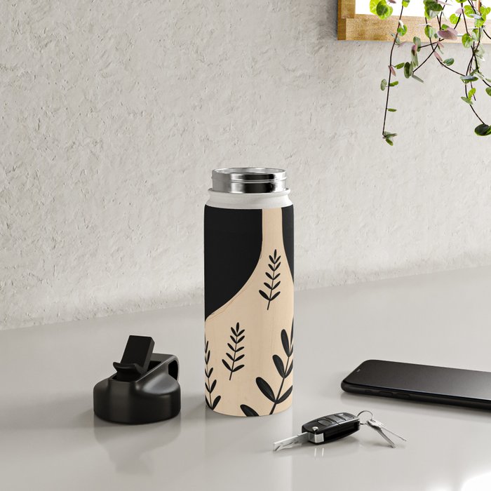 Minimal Abstract Art Vase 20 Water Bottle Gallery Image 4