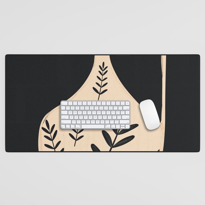 Minimal Abstract Art Vase 20 Desk Mat Gallery Image 1