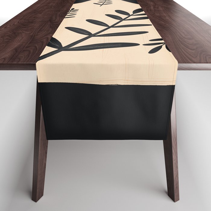 Minimal Abstract Art Vase 20 Table Runner Gallery Image 1