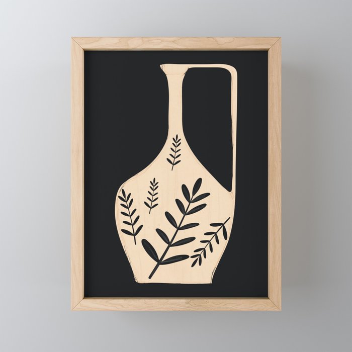 Minimal Abstract Art Vase 20 Mini Art Print Gallery Image 1