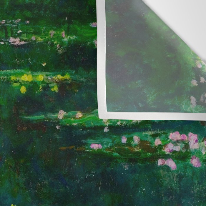 Claude Monet Impressionist Landscape Oil Painting Waterlilies Wall Tapestry Gallery Image 3
