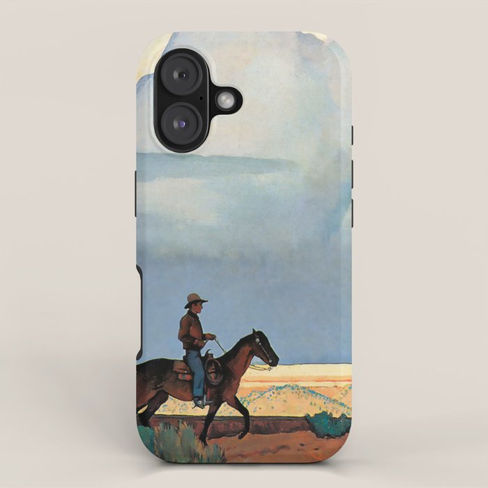 âDesert Journeyâ Western Art by Maynard Dixon iPhone Case Gallery Image 1