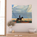 âDesert Journeyâ Western Art by Maynard Dixon Wall Tapestry Gallery Image 2