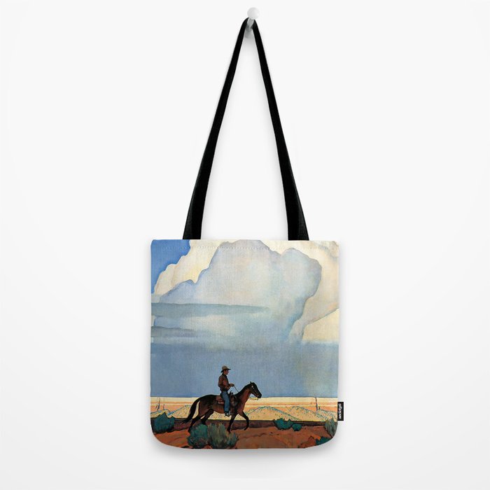 âDesert Journeyâ Western Art by Maynard Dixon Tote Bag Gallery Image 2