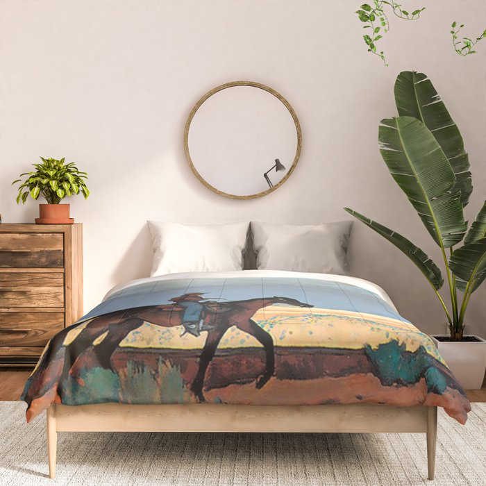 âDesert Journeyâ Western Art by Maynard Dixon Comforter Gallery Image 3
