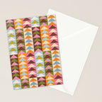 Quilt Triangle Shapes - Multi-color Stationery Card Gallery Image 2