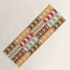 Quilt Triangle Shapes - Multi-color Yoga Mat Gallery Image 1