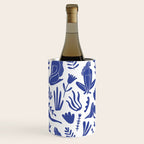 Henri Matisse Inspired Blue Nude Boho Female Figurative Pattern Wine Chiller Gallery Image 1
