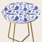 Henri Matisse Inspired Blue Nude Boho Female Figurative Pattern Side Table Gallery Image 2