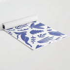 Henri Matisse Inspired Blue Nude Boho Female Figurative Pattern Yoga Mat Gallery Image 2
