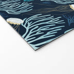 Jellyfish and Coral-Navy Welcome Mat Gallery Image 2