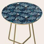 Jellyfish and Coral-Navy Side Table Gallery Image 2