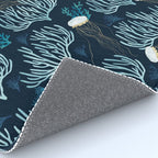 Jellyfish and Coral-Navy Rug Gallery Image 4