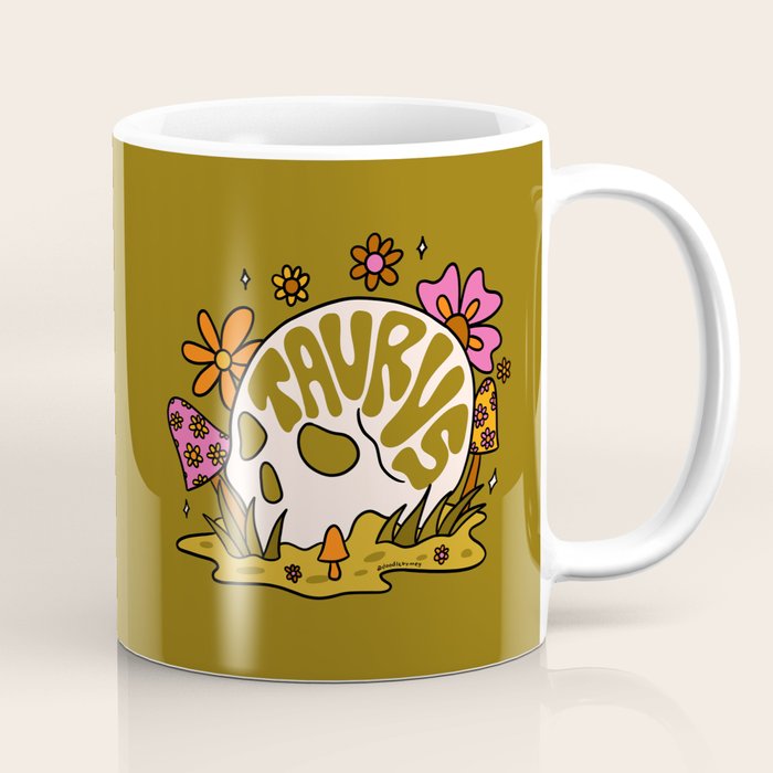 Taurus Skull Coffee Mug Gallery Image 1