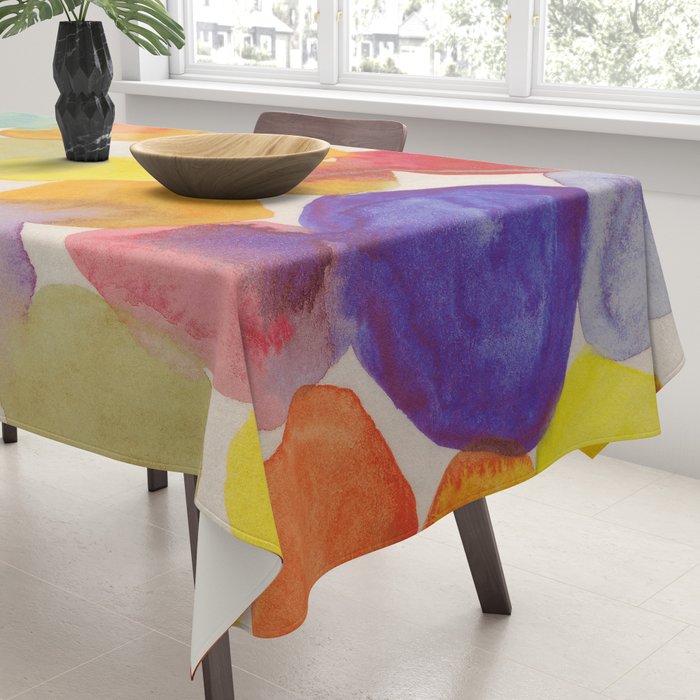 Watercolor Party #2 Tablecloth Gallery Image 3