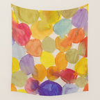 Watercolor Party #2 Wall Tapestry Gallery Image 4