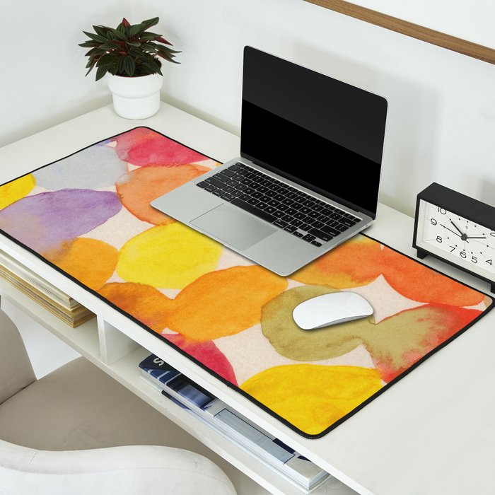 Watercolor Party #2 Desk Mat Gallery Image 2