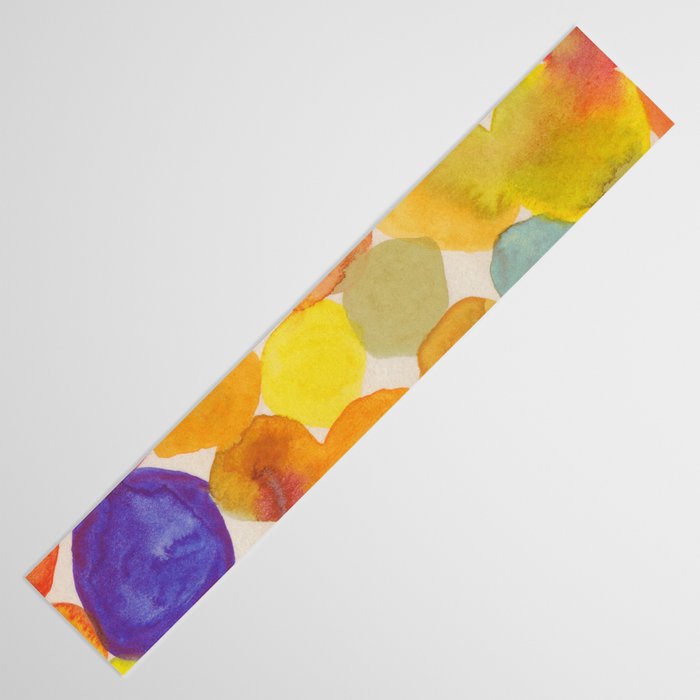 Watercolor Party #2 Table Runner Gallery Image 3