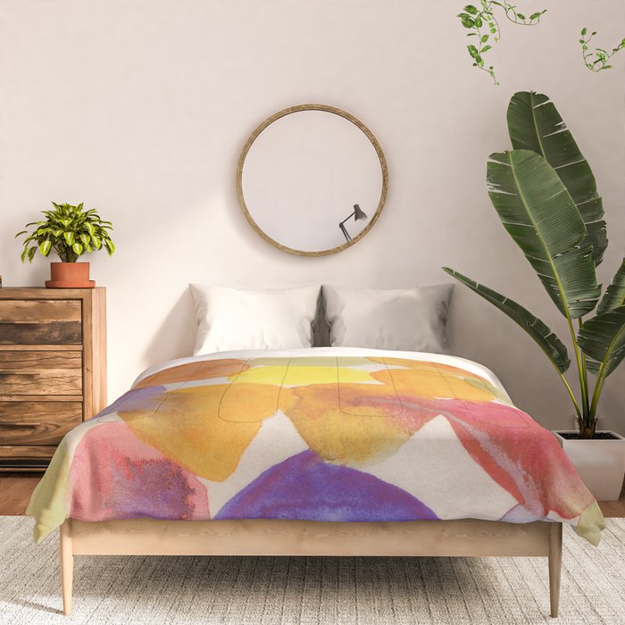 Watercolor Party #2 Comforter Gallery Image 3