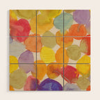Watercolor Party #2 Wood Wall Art Gallery Image 1