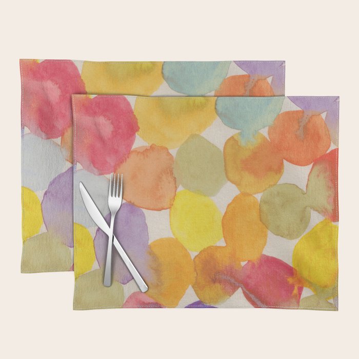 Watercolor Party #2 Placemat Gallery Image 1