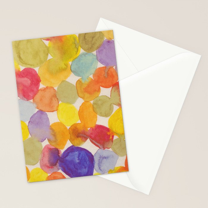 Watercolor Party #2 Stationery Card Gallery Image 2