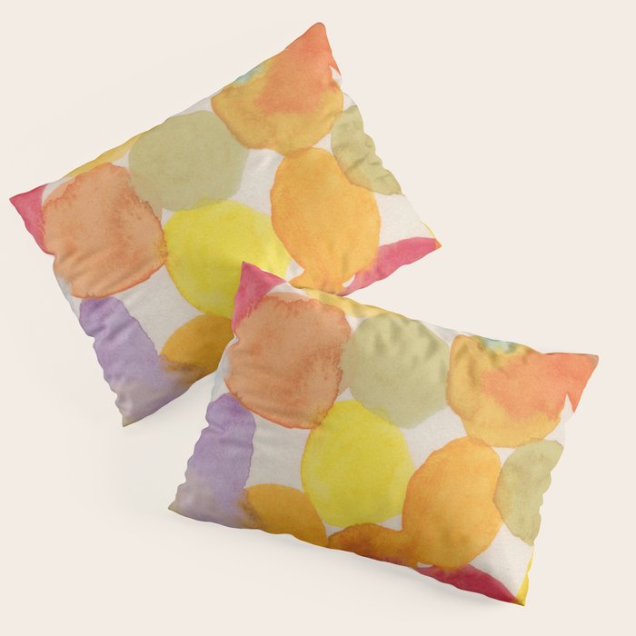 Watercolor Party #2 Pillow Sham Gallery Image 3
