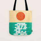 Sun over the sea Tote Bag Gallery Image 1