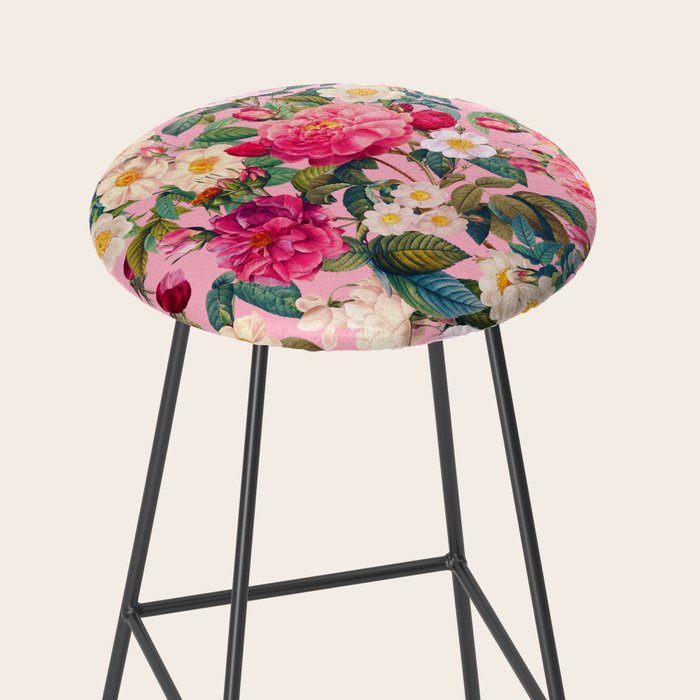 Rose Pink Garden II Stool Gallery Image 2