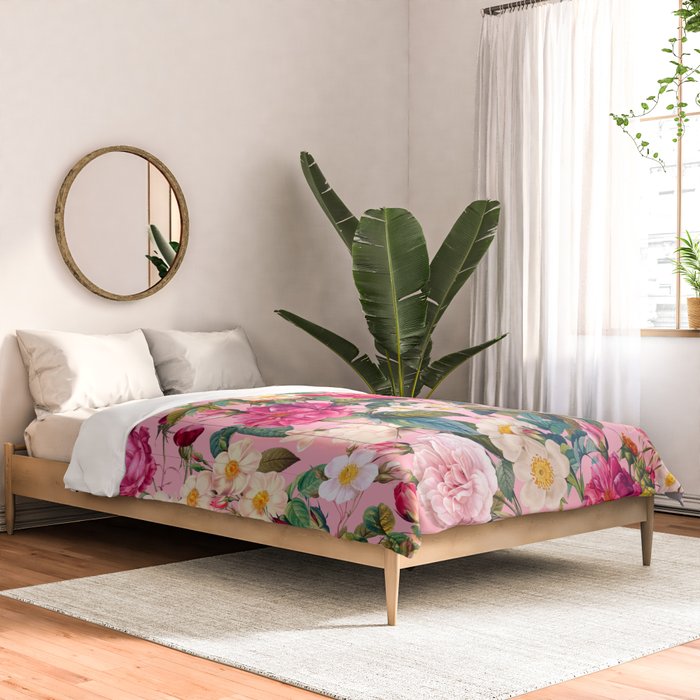 Rose Pink Garden II Comforter Gallery Image 2