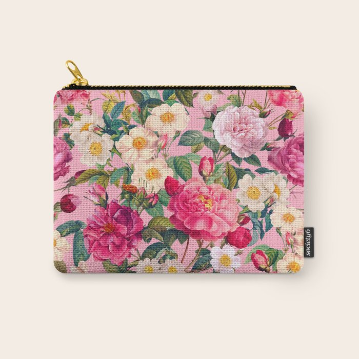 Rose Pink Garden II Carry All Pouch Gallery Image 1
