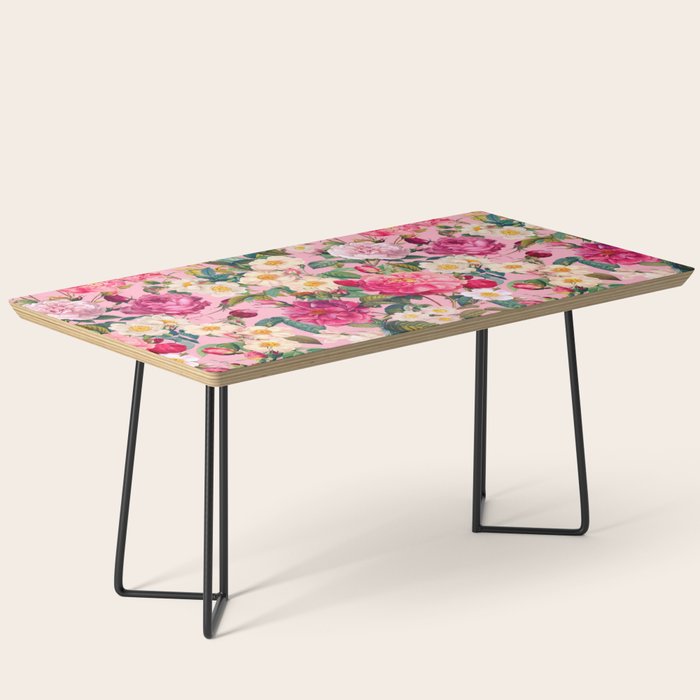Rose Pink Garden II Coffee Table Gallery Image 1