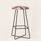 Rose Pink Garden II Stool Gallery Image 1