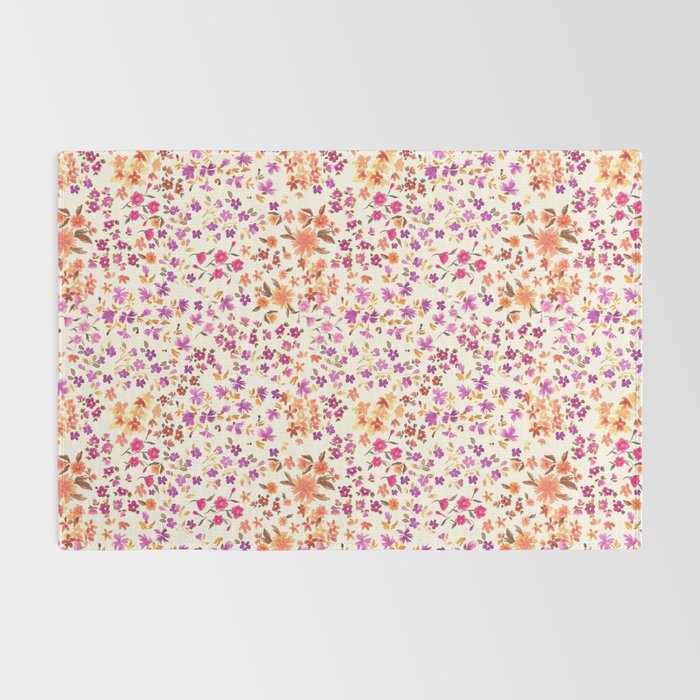 Pink summer blooming Rug Gallery Image 2
