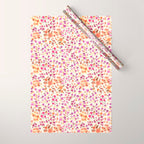 Pink summer blooming Wrapping Paper Gallery Image 1