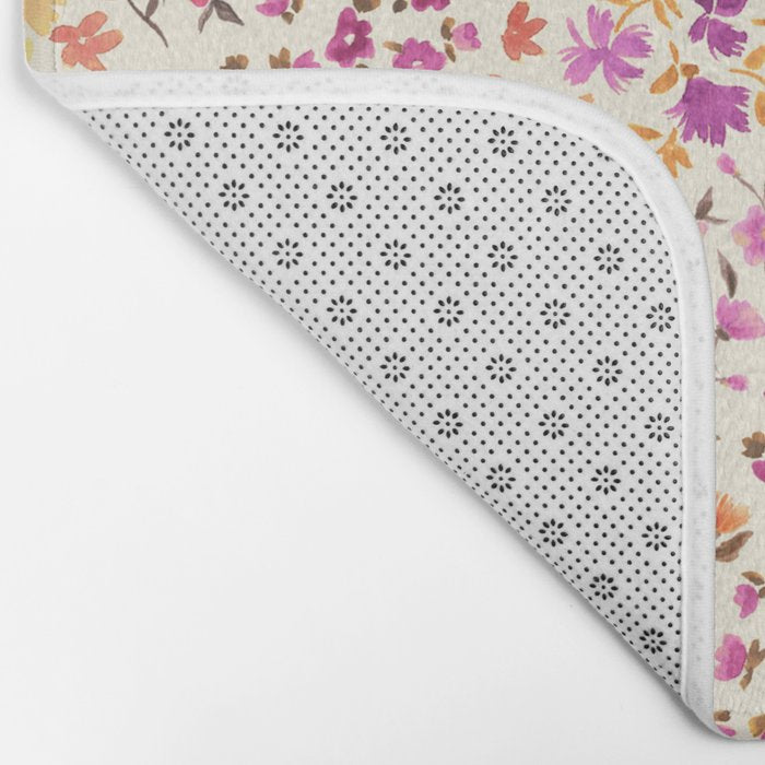 Pink summer blooming Bath Mat Gallery Image 2